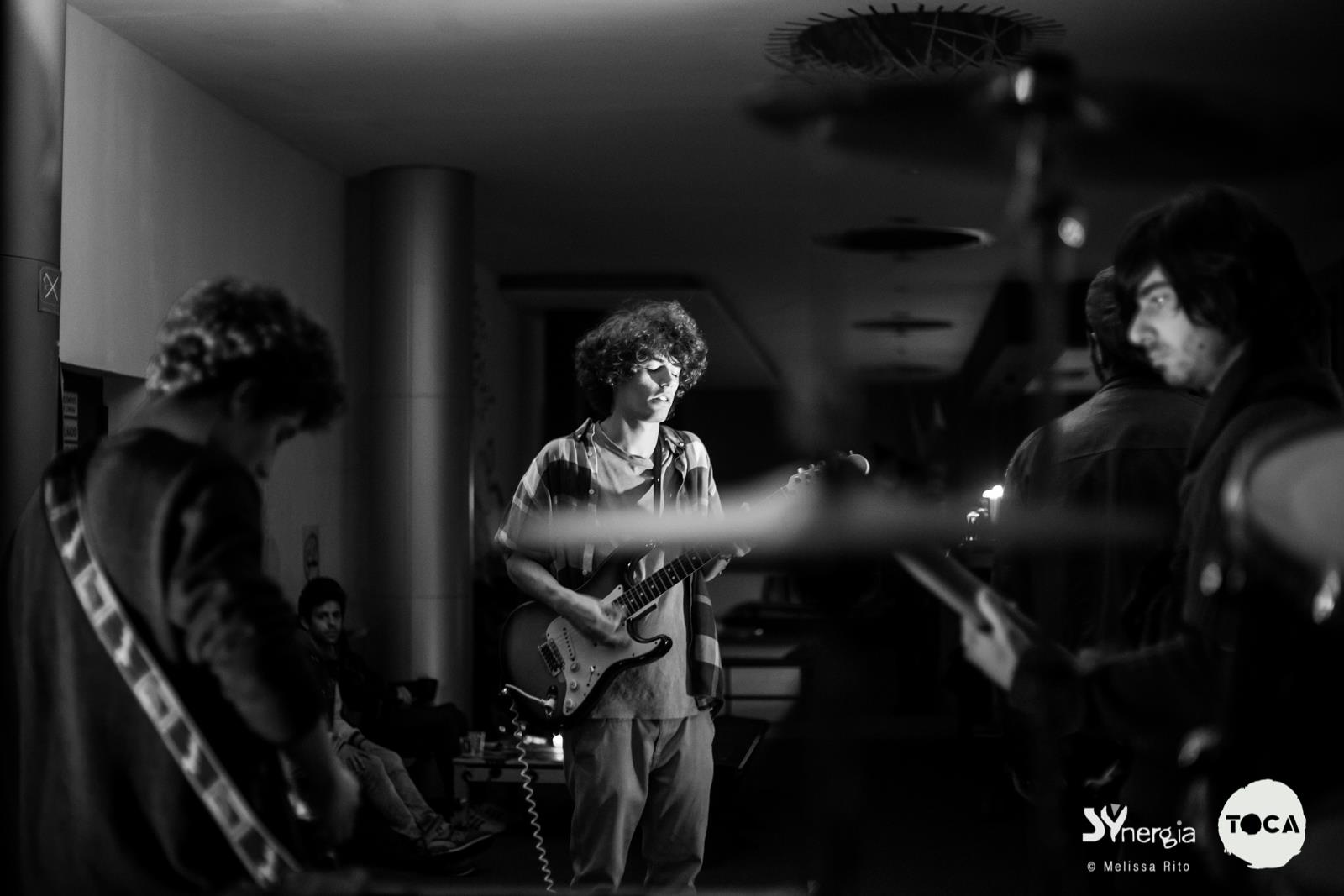 The Mouldy Cave Society performing live in the TOCA jam sessions